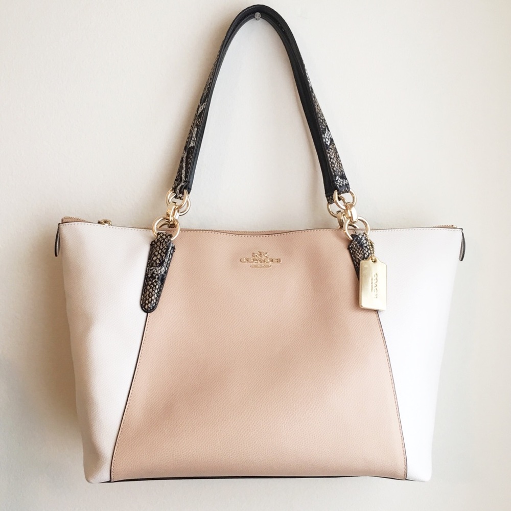 COACH | ava beechwood exotic trim tote F38308 - Picture 1 of 8